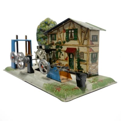 Wilhelm Krauss Scenic Watermill Diorama Circa 1925. This steam accessory could be operated by 