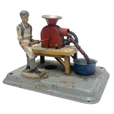 Fleischmann Sausage Maker Automaton Circa 1947. This steam accessory could be operated by hand 