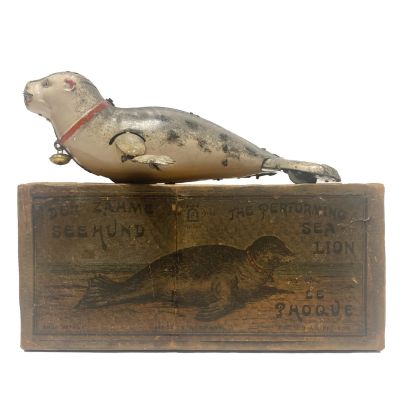 Lehmann "The Performing Sea Lion" Circa 1904. Lehmann "The Performing Sea Lion" Automaton with 