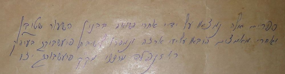 "נמצאו על ידי אחרי השואה בבנין השיעור שטיב" - ספר 'חדושי הרשב"א', עותק מישיבתו של החת"ס 