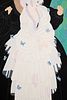 Erte 'Debutante' Serigraph Signed. An Erte (French-Russian, 1892-1990) serigraph titled Image - 5