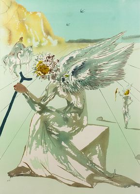 Salvador Dali 'Helen of Troy' AP Lithograph. A Salvador Dali (Spanish, 1904-1989) artist's proof 