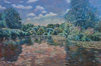 Carson Gladson 'Reflection Cove' Lithograph. A Carson Gladson (American, 1940-2023) lithograph 