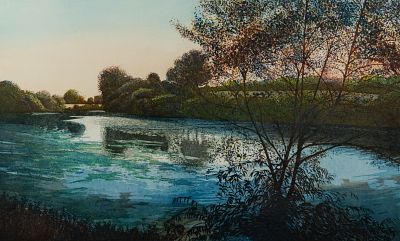 Frances St.Claire Miller 'Ross-on-Wye' Lithograph. A Frances St.Claire Miller (English, b.1947) 