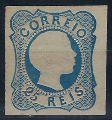 Portugal D. Pedro V, straight hair, MF7a new () with thinning on the back, however good 
