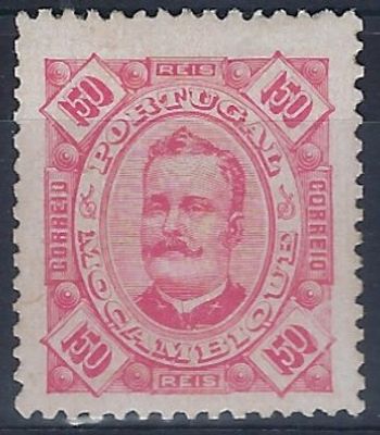 Portugal Mozambique 1893-94 D. Carlos I, MF38 *, vc €40