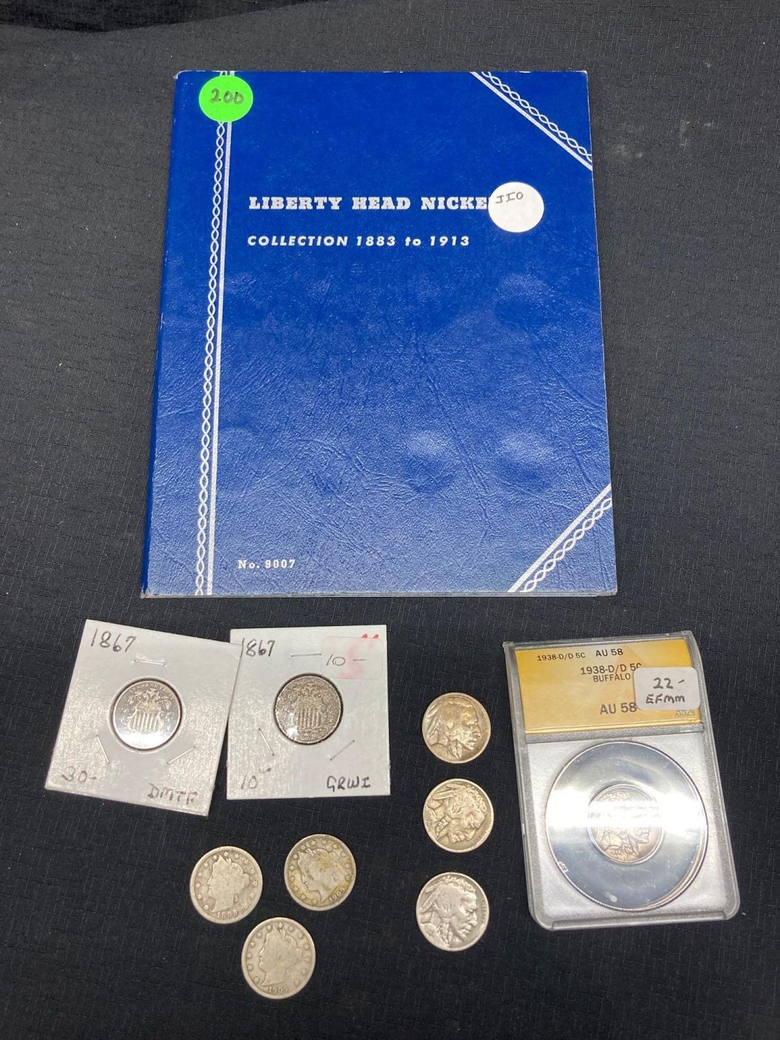 Lot 200 United States Nickels Atlee Raber Auctions