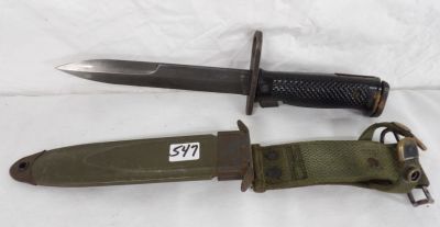 US M6 MILLPAR BAYONET. W M8A1 SHEATH