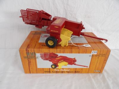NH 100TH ANNIVERSARY SQUARE BALER. 1-16 SCALE W BOX