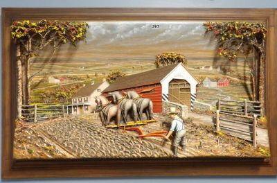 AARON ZOOK 1979 3D. MINT CONDITION 22 IN X 36 IN