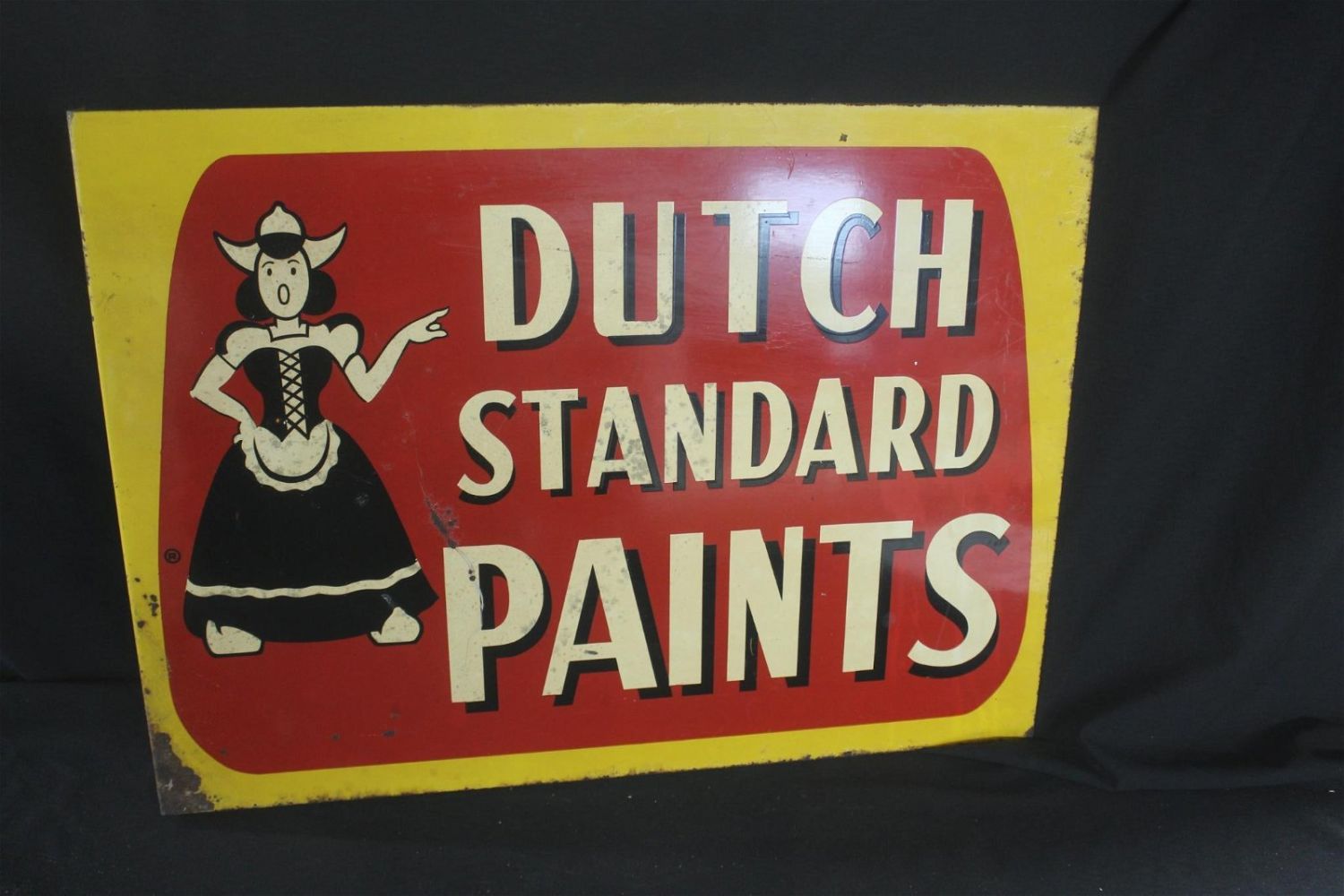 Lot 166 Dutch Standard Paints Flange Sign Atlee Raber Auctions