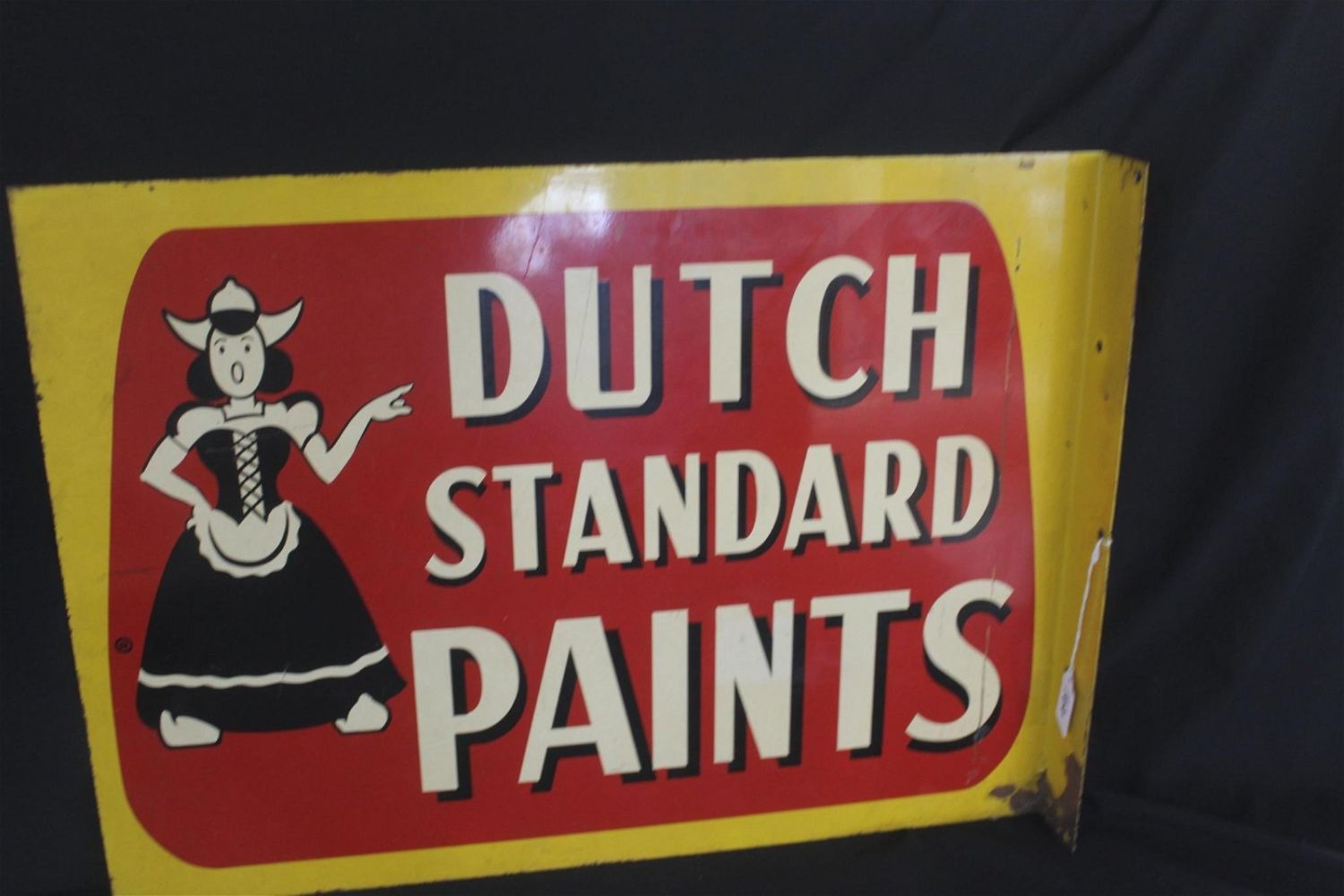 Lot 166 Dutch Standard Paints Flange Sign Atlee Raber Auctions
