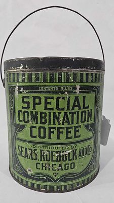 Special Combination Coffee TIn. Sears & Roebuck Co of Chicago. Several spots of paint