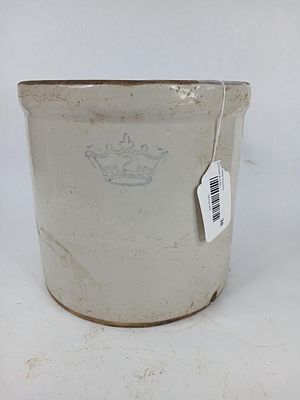 2 gallon crown crock. free of any major chips or cracks