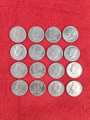 16 1973 kennedy half dollars. .