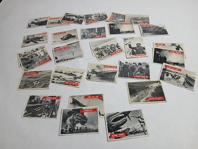 1965 War bulletin cards. 33 cards
