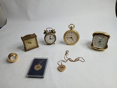 Alarm clocks and watches. seth thomas, linden black forest , mauthe, florn and quartz clocks and 