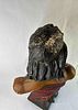 Native American Leader Hiawatha Iroquois Chalkware Bust. Showing flaking and minor areas of Image - 9