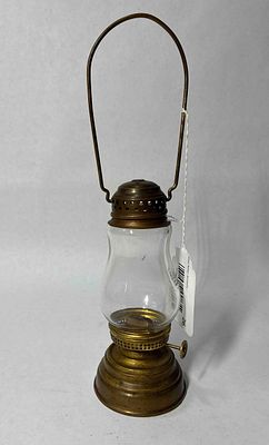 Brass Body Skaters Lantern. 7 inches tall