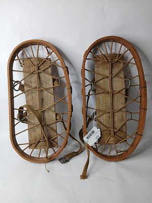 Nylon Banded 1940s Snow Shoes. Dated 1943. Great condition, 18x9