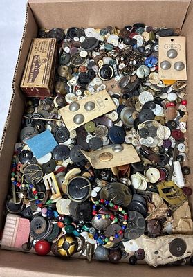 Glass & Early Buttons. Many varieties and styles