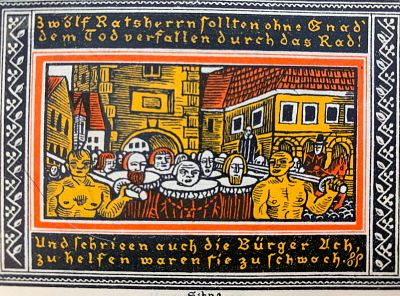 19 pc 1921-1922 German Notgeld Emergency Money Banknotes, many Uncirculated. Incredible designs 