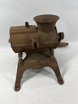 Miles No 2 Hand Crank Tobacco Cutter. pat 1863, gears move smoothly.