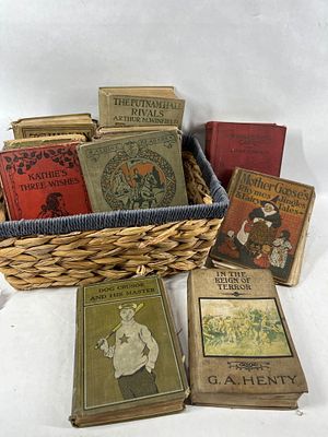Late 1800s Children's Story Books. Alice through the looking glass and other Alice and the 