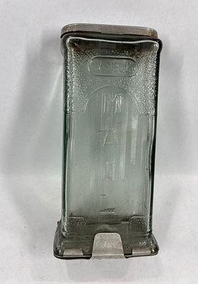 "Visible Glass" Mailbox. With original metal top and bottom, in very good condition!! Circa 
