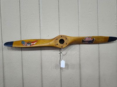 Wooden Airplane Propeller. 44in long.