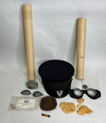 1864 Honorable Service Certificate w/Abe Lincoln signature & early ephemera. Includes an 