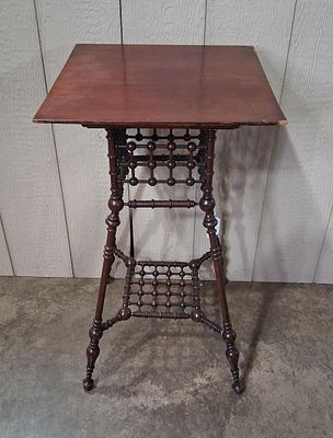 Great early Stick & Ball stand. With a few minor areas of wear to finish but no visible cracks 