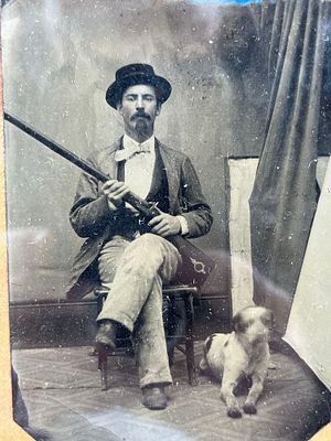 Civil War Era Tin Type Photos Inc Rifle Images & Military. 5 great images, each approx 3.75 x 2.75