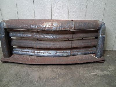 1940s-50s GMC Truck Grille?. Appears to be GMC, but not 100% certain? Shows some pitting but 