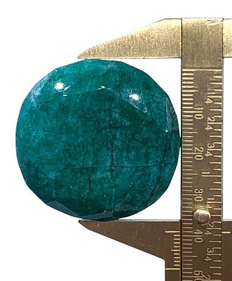 INCREDIBLE 286.45 Carat Jewelers Unmounted Round Cut Emerald Gemstone with Appraisal. Superb 