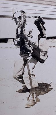 WWII 1940s Co A 52nd Training Battalion US Soldier ARMY Scrap Book with 124 Photographs. 12" x 8 