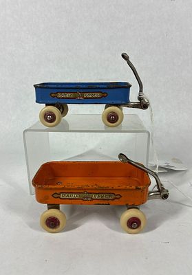 Century of Progress 1933 Radio Steel Mfg. Co Radio Flyer Miniature Wagon Souvenirs. Great early 