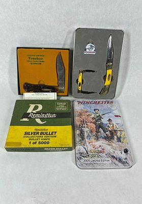 Remington Silver Bullet & Winchester Limited Edition Collector Edition Knife Sets. This 
