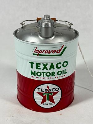 First Gear Texaco Motor Oil Scale Model Oil Can Bank 1999 Special Collector Edition. Special 