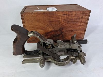 Antique Siegley No. 2 Combination Wood Working Plane w/ Orig. Paperwork and Dovetail Case. This 