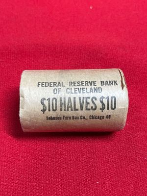 1964 UNC Silver Kennedy Half Dollars. 20 uncirculated coins