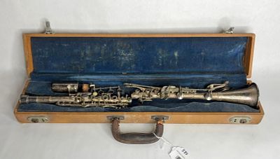 Antique Regent Clarinet w/ Mouth Piece in Velvet Lined Case. Great early inscribed edition in 