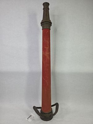 Elkhart Brass Co. Early 1920's Fire Hose Nozzle Playpipe. Great overall condition measuring 30 in.