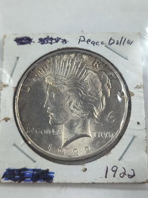1922 Peace Dollar. 90% Silver