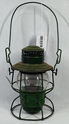 Dressel B&M Short Globe Hand Lantern. 9 in. This is an antique Boston &amp; Maine Railroad short 