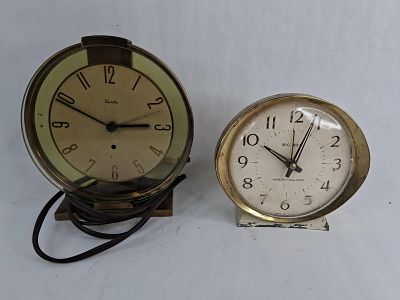 Westclox Oracle & Big Ben Table Clocks. This lot features two mid-century clocks manufactured by 