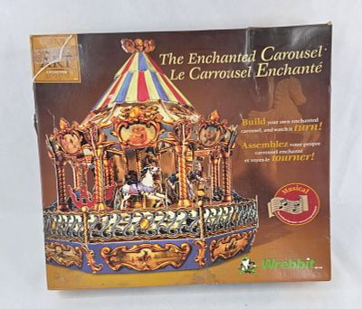 Wrebbit Enchanted Carousel Musical Kit. A vintage Wrebbit Built Art Collection 3D model kit 