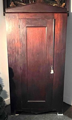 Zoar Single Door Hardwood Wardrobe. This hardwood wardrobe is constructed in a single piece from 