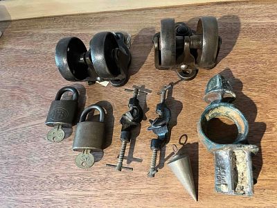Phoenix & Bohannan Hardware & Tools Set. A collection of early 20th-century American industrial 