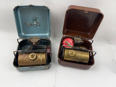 Pair Primus 8R & Precise Phoenix Stoves. This lot features two vintage portable gasoline camping 